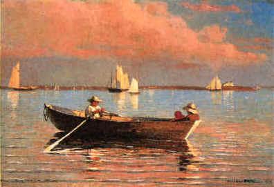 Winslow Homer Gloucester Harbor Germany oil painting art